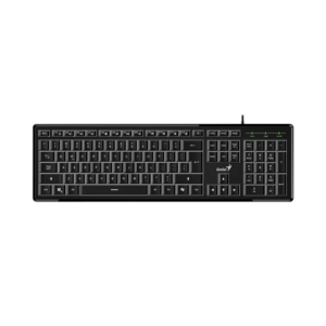 Teclado Genius Delgado Retroiluminado SlimStar 820 USB Negro