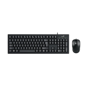 Combo teclado + mouse Alámbrico Genius KM-100se Negro