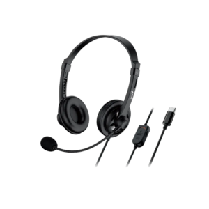 Audífonos Diadema Genius HS-230U USB-C Negro