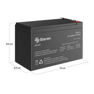 CDP SLB 12-9 Bateria de Plomo acido, seca sellada 12Vdc-9Ah