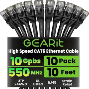 Cable de Red Categoría 6A FUTP (Blindado) LSZH-3 Gris - 10 Gigabit y Baja Emisión