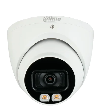 Camara Analoga Tipo Domo de 2MP/Lente Fijo 2.8MM/Smart Dual Light/Distancia de iluminación de 40m/Mic Incorporado