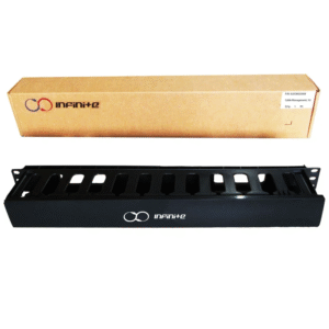 GUIA DE CABLES HORIZONTAL CERRADO PLASTICO 1U