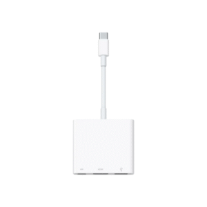 Adaptador tipo USB-C con 3 puertos: HDMI/USB/USB-C - Blanco - Apple