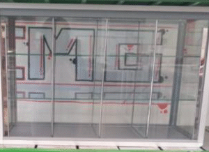 Bombonera en Aluminio 12 Puestos | Exhibidor Modular de Dulces | Vitrina para Golosinas | Módulo de Venta | Tecnoprocesos Colombia