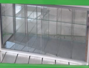 Bombonera en Aluminio 18 Puestos | Exhibidor Modular de 1 Metro | Vitrina para Golosinas | Módulo de Venta | Tecnoprocesos Colombia