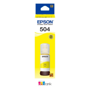 Botella de Tinta Amarilla Epson T504420-AL | Color Primario para EcoTank L4150 / L4160 | Tecnoprocesos Colombia