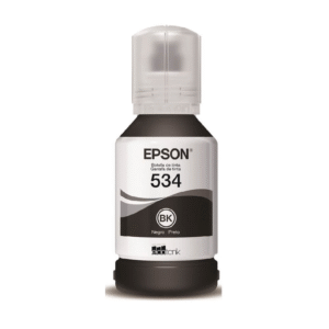 Botella de Tinta Negra Pigmentada Epson T534120-AL | Ultra Volumen para EcoTank Serie M | Tecnoprocesos Colombia