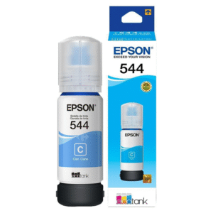 Botella de Tinta Cyan Epson T544220-AL | Ultra-Rendimiento para EcoTank L3110 / L3150 | Tecnoprocesos Colombia