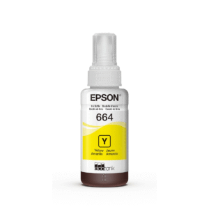 Botella de Tinta Amarilla Epson T664420 | Alto Rendimiento para EcoTank Serie L | Tecnoprocesos Colombia
