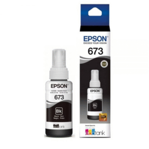 Botella de Tinta Negra Epson T673120-AL | Fotografía Profesional para EcoTank L800 / L805 | Tecnoprocesos Colombia