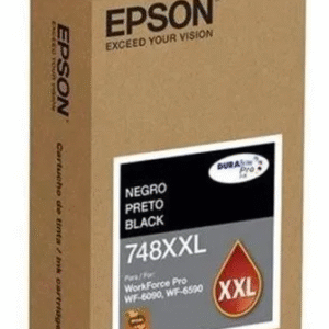 Cartuchos de Tinta Epson Black T748XXL120-AL para WorkForce WF-6090/WF-6590 (10.000 páginas)