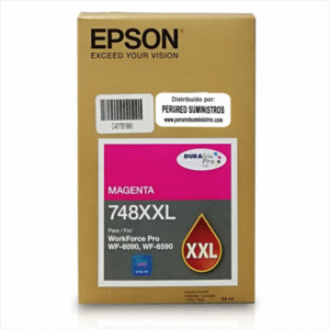 Cartuchos de Tinta Epson Magenta T748XXL320-AL para WorkForce WF-6090/WF-6590 (7.000 páginas)