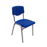 Silla Unipersonal Escolar Plástica y Metálica | Tubo Cal. 18 | Paleta Alto Impacto | Canastilla Porta Libros Cal. 22 | Apilable | Tecnoprocesos Colombia