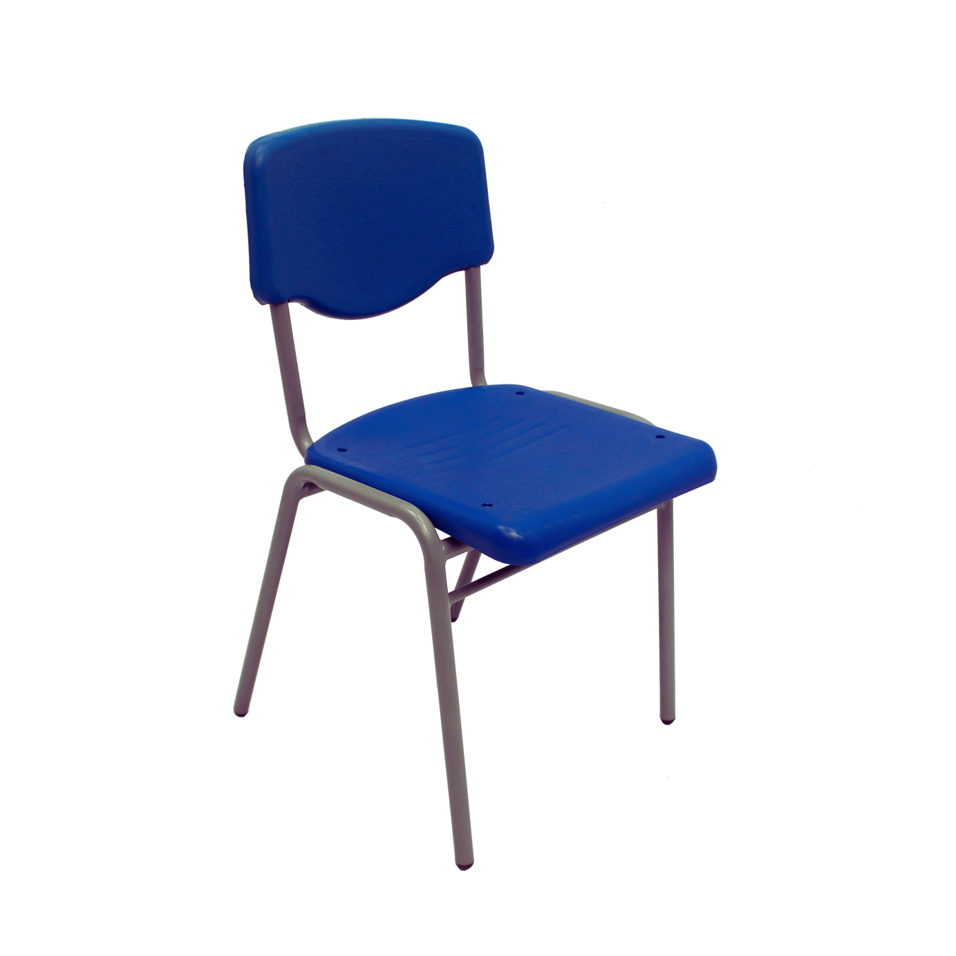 Silla Unipersonal Escolar Plástica y Metálica | Tubo Cal. 18 | Paleta Alto Impacto | Canastilla Porta Libros Cal. 22 | Apilable | Tecnoprocesos Colombia