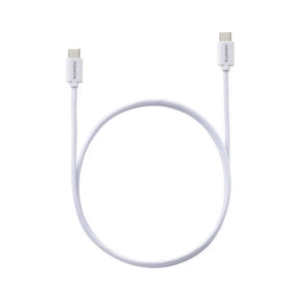 CABLE BLANCO C TO C 2 METROS 100W SOPORTA CARGA RAPIDA PD3.0 Y QC3.0